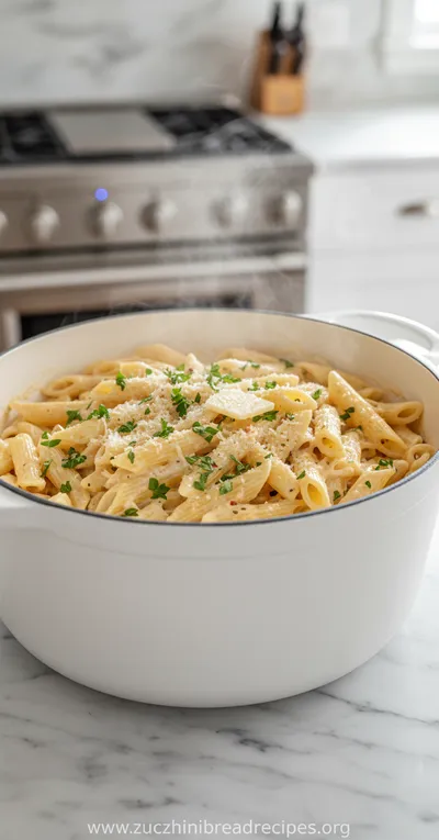 One Pot Creamy Garlic Pasta