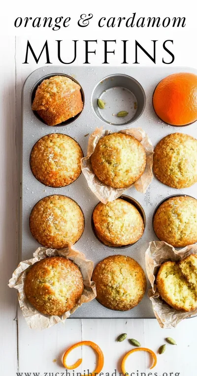 Orange Cardamom Muffins