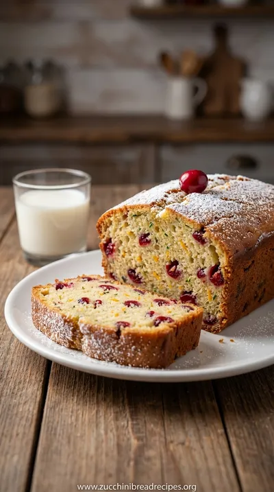 Orange Cranberry Zucchini Bread: Amazing 1-Loaf Recipe - ready to serve