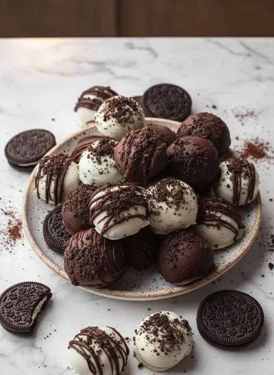 Oreo Balls Recipe - ready to serve