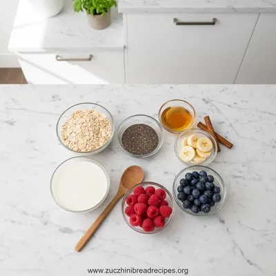 Overnight No-Cook Oatmeal - cooking process
