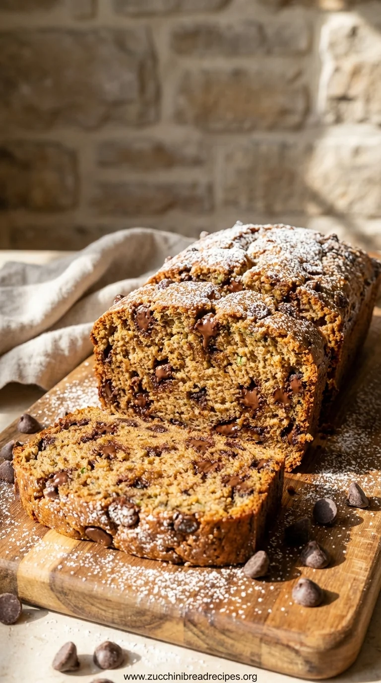Peanut Butter Chocolate Chip Zucchini Bread Recipe