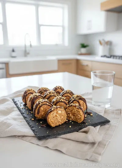 Easy Peanut Butter Protein Balls - ready to serve
