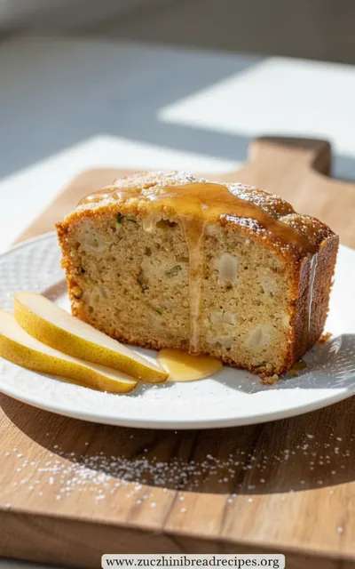 Pear Zucchini Bread Recipe - ready to serve