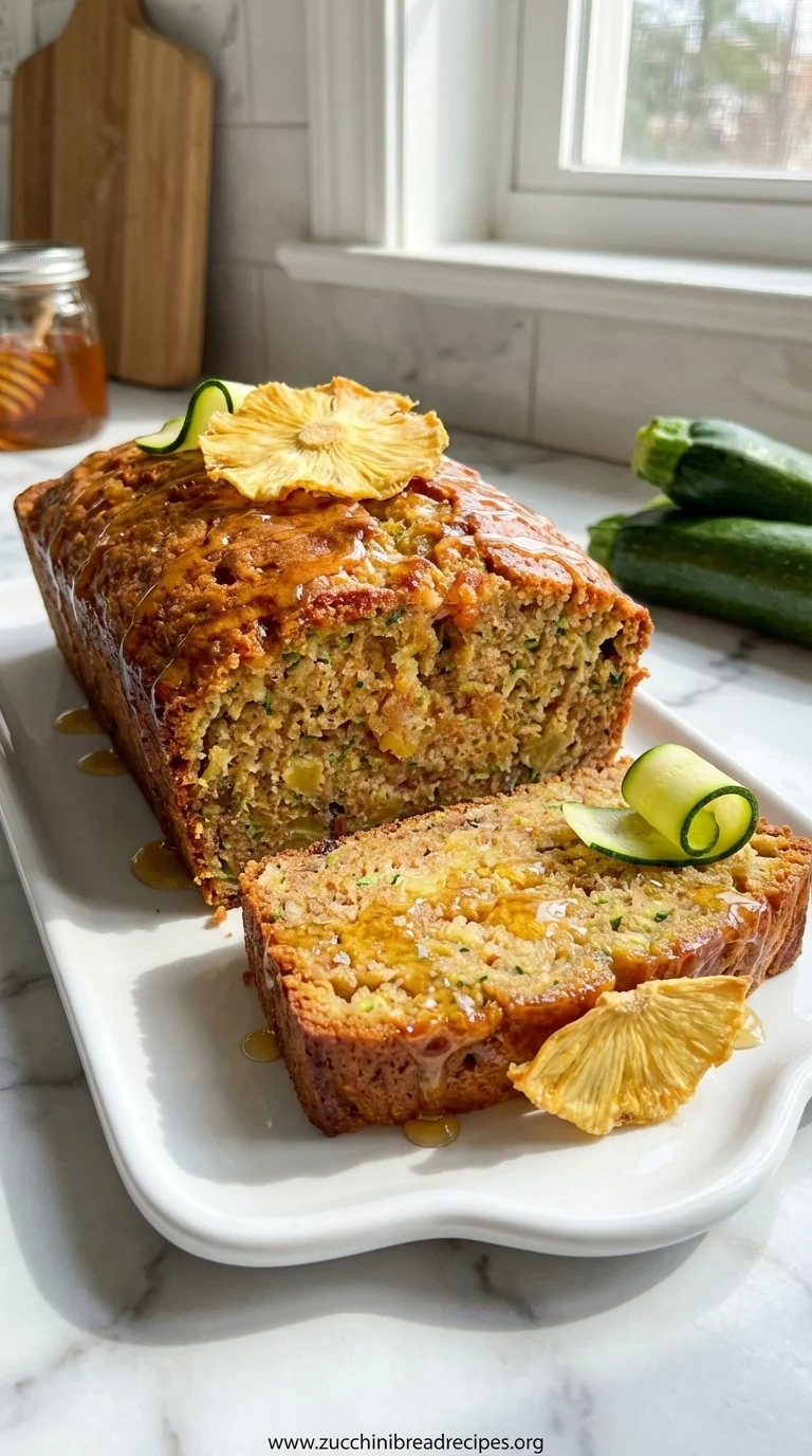 Pineapple Zucchini Bread: Super Moist & Healthy Recipe - ready to serve