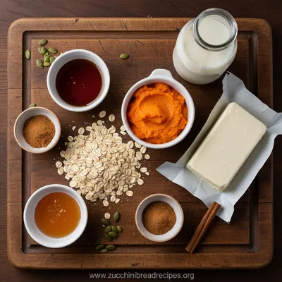 Pumpkin Cheesecake Overnight Oats - cooking process