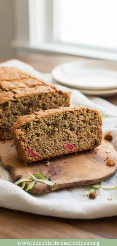Healthy Rhubarb Zucchini Bread Recipe