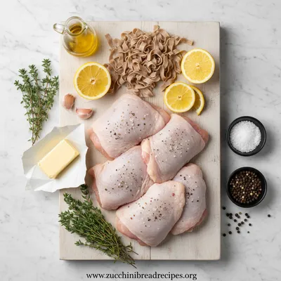 Savory One-Pan Chicken With Buttered Noodles - cooking process