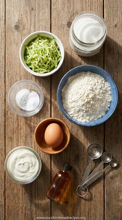 Sour Cream Zucchini Bread: A Moist and Delicious Recipe - ingredients preparation