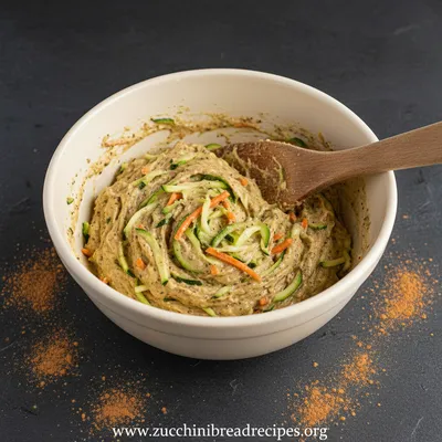 Spiced Zucchini Carrot Bread Recipe - ingredients preparation