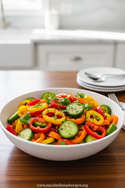 Sweet Pepper Salad – Fresh & Healthy