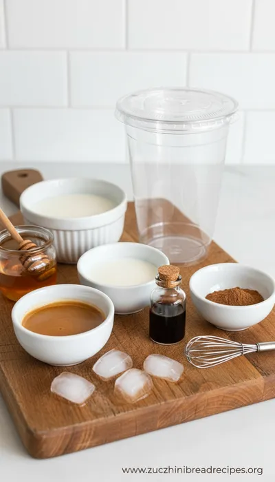 Homestyle Zucchini Bread - ingredients preparation