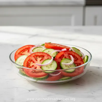 Tomato Cucumber Onion Salad