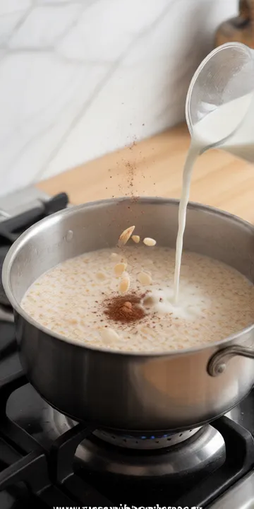 Vegan Almond Joy Overnight Oats - ingredients preparation