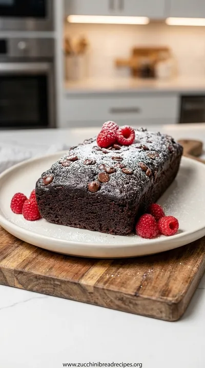 Vegan Double Chocolate Zucchini Bread Recipe - ready to serve