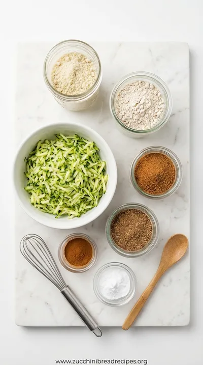 Vegan Gluten-Free Zucchini Bread Recipe - ingredients preparation