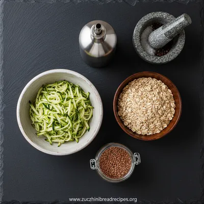 Vegan Zucchini and Oatmeal Sticks Recipe - cooking process