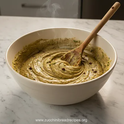 Easy Vegan Zucchini Bread Recipe (Oil-Free & Moist) - cooking process