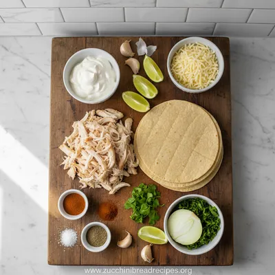 White Chicken Enchiladas – Creamy Sauce in 30 Minutes - cooking process