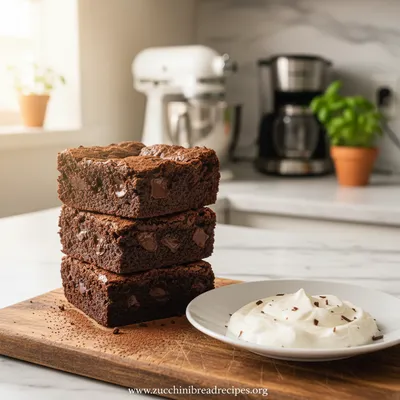 Zero Sugar Brownies With Greek Yogurt