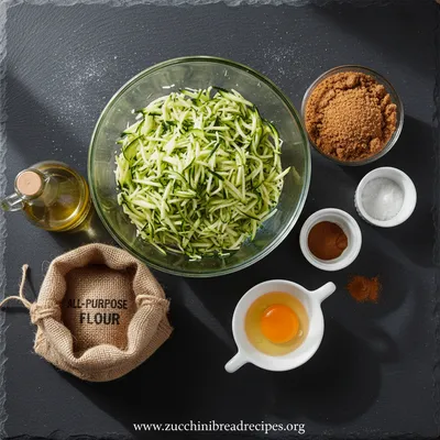 The Best Zucchini Bread For Bread Machine - ingredients preparation