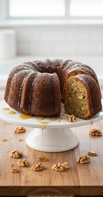 Moist Bundt Pan Zucchini Bread Recipe - ready to serve