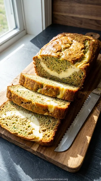 Zucchini Bread Recipe with Cheesecake Ribbon