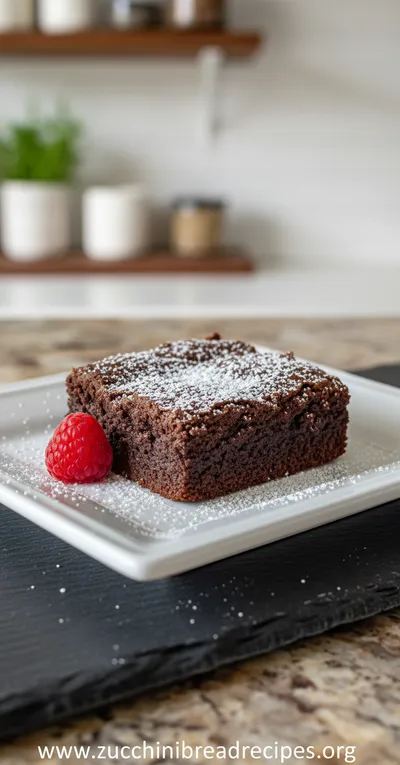 Best Zucchini Brownies Fudgy with Hidden Veggies - ready to serve