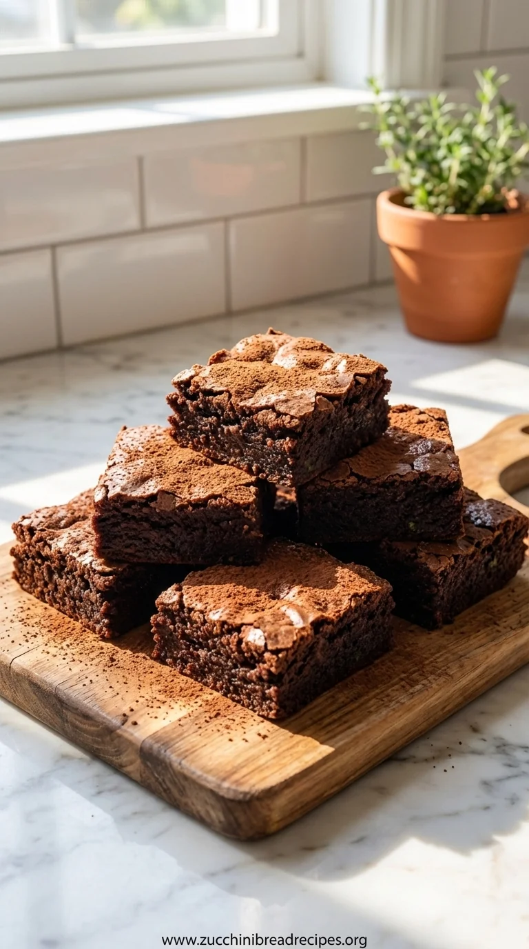 The Best Zucchini Brownies: Moist, Rich & Chocolatey