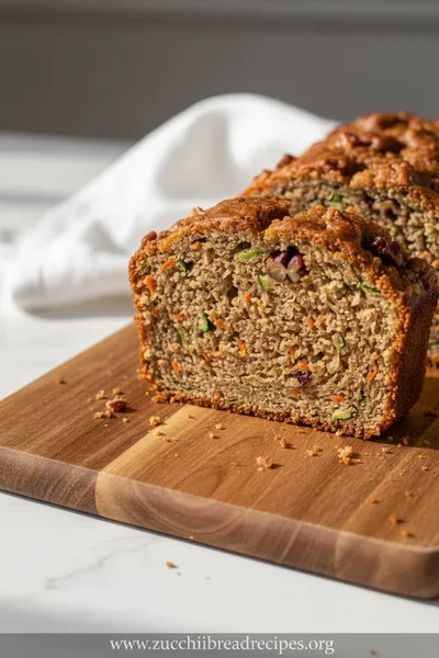 Zucchini Carrot Apple Bread with Pecans