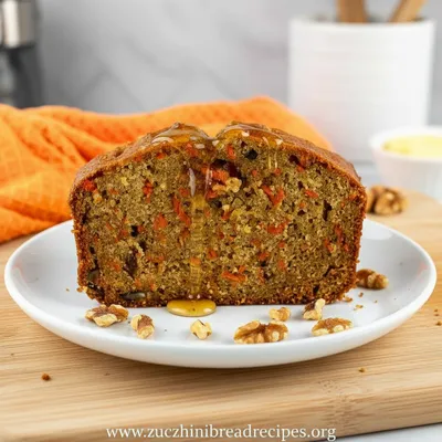 Zucchini Carrot Bread Recipe - ready to serve