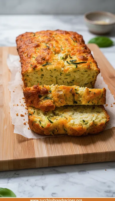 Easy Zucchini Cheese Bread Recipe with Moist Texture