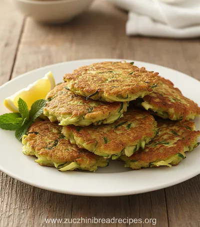 Zucchini Chickpea Fritters Recipe - Egg Free and Healthy - ready to serve