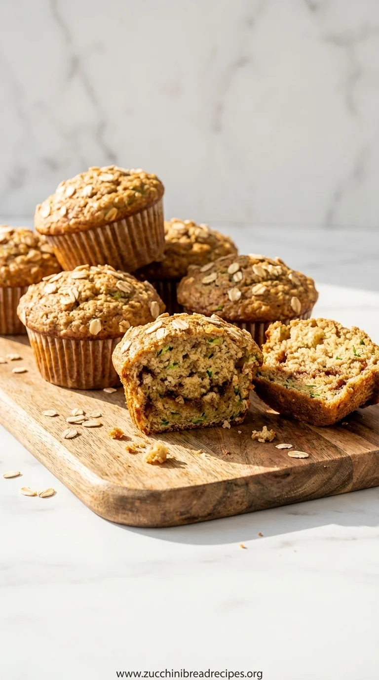Zucchini Oatmeal Muffins Recipe - Healthy Breakfast Option
