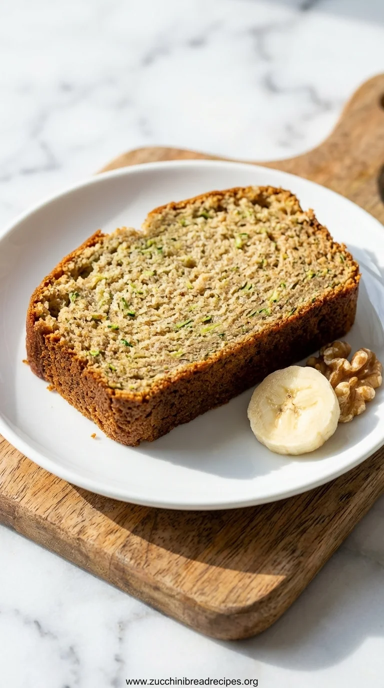 Zucchini Banana Bread: Moist and Healthy Recipe - ready to serve