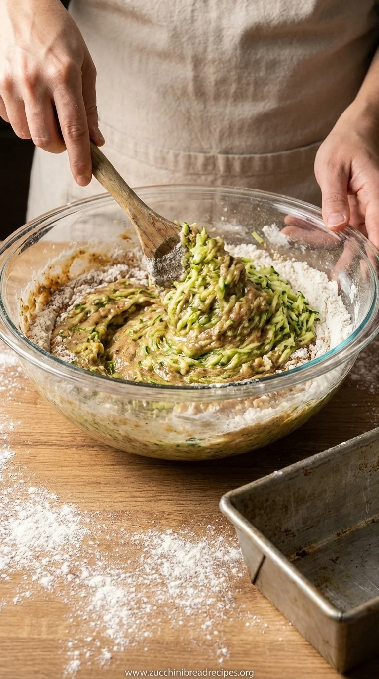 Mom's Zucchini Bread: Moist and Delicious Recipe - cooking process