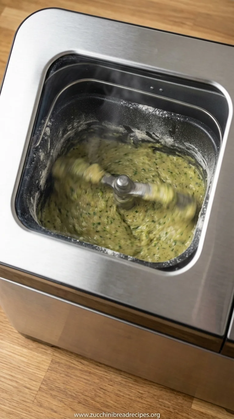 Zucchini Bread Machine Recipes: Easy Homemade Bread - cooking process