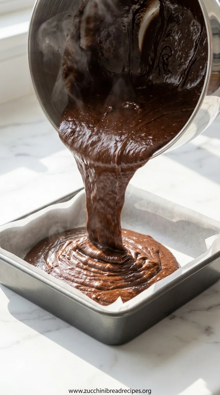 The Best Zucchini Brownies: Moist, Rich & Chocolatey - cooking process